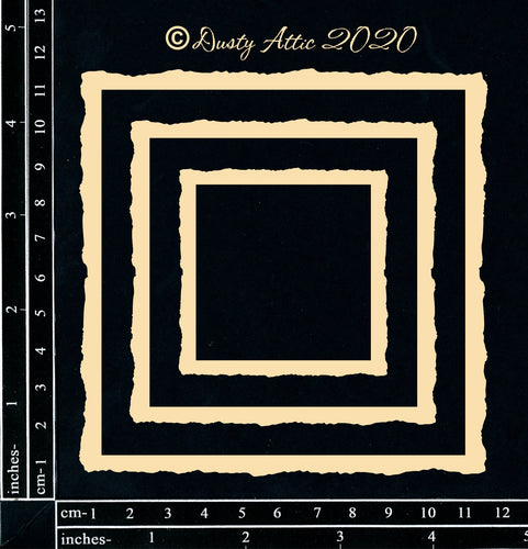 Dusty Attic - "Get Framed - Distressed Square"