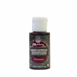 Prima Marketing - Finnabair Art Alchemy - Liquid Acrylics - Crimson