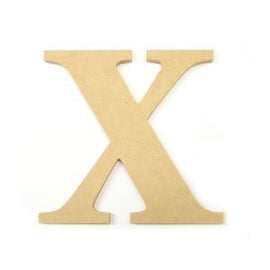Kaisercraft 9cm Wood Letters - X