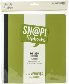 Simple Stories - Sn@p! Flipbooks - 6x8 Sn@p Flipbook - Green