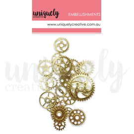Uniquely Creative - Drive & Fly - Metal Cogs "Gold"