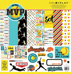 ColorPlay - Softball MVP - 12x12 Collection Pack