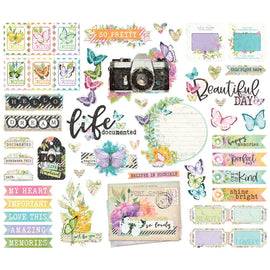 Simple Stories - Simple Vintage Life in Bloom - Bits & Pieces (44pc)