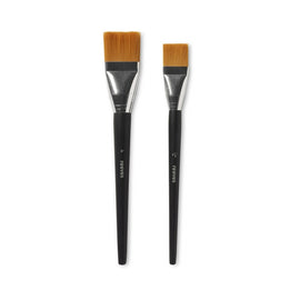 Reeves - Art Brushes - Long Handle - Flat (2pk)