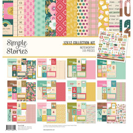Simple Stories - Noteworthy - 12x12 Collection Kit with Sticker Sheet