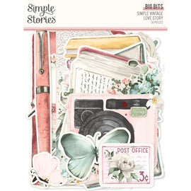 Simple Stories - Simple Vintage Love Story - Big Bits (14pc)