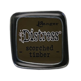 Tim Holtz Distress Enamel Collector Pin - Scorched Timber