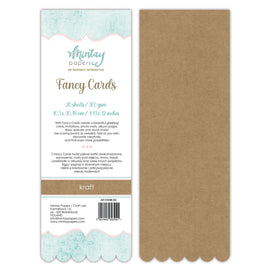 Mintay - Fancy Cards - Kraft 02 (20pk)