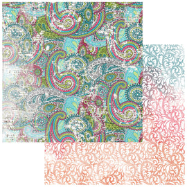 49 and Market - Kaleidoscope - 12x12 Paper "Paisley Parade"