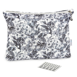 49 and Market - Color Swatch Charcoal - Essentials Project Tote with Enamel Dots