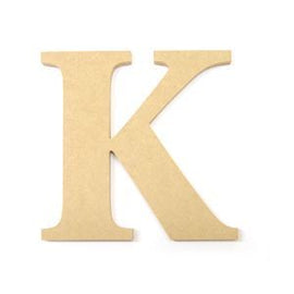 Kaisercraft 17cm Wood Letters - K
