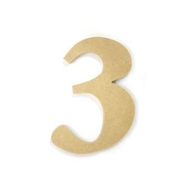 Kaisercraft 9cm Wood Numbers - 3