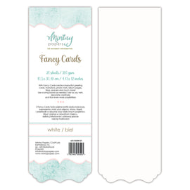 Mintay - Fancy Cards - White 01 (20pk)