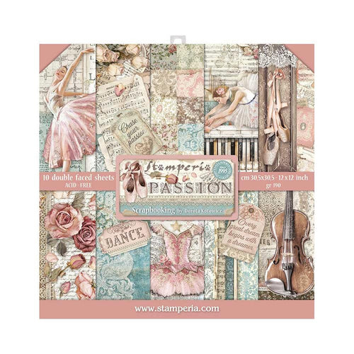 Stamperia - 12x12 Paper Pack - Passion