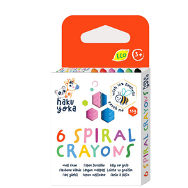 Avenir - Haku Yoka - Spiral Crayons - 6 Pack