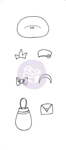 Prima Marketing - Julie Nutting Doll Stamp - Boutique (910464)