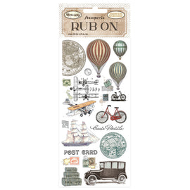 Stamperia - Around the World - Rub-on - Balloons