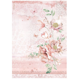Stamperia - Roseland - A4 Rice Paper "Flowers"