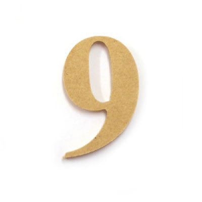 Kaisercraft 17cm Wood Numbers - 9