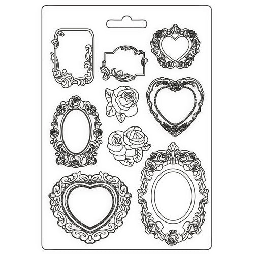 Stamperia - Precious - Soft Mould A4 Size - Frames