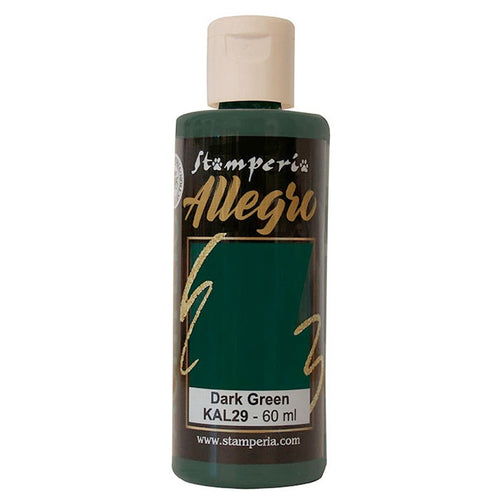 Stamperia - Allegro Paint - Dark Green 60ml