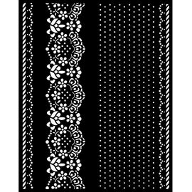 Stamperia - Sunflower Art - Stencil 20x25cm - Borders & Lace