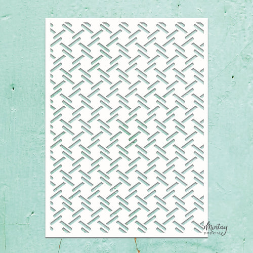 Mintay Kreativa - Stencil "Checkered Plate"