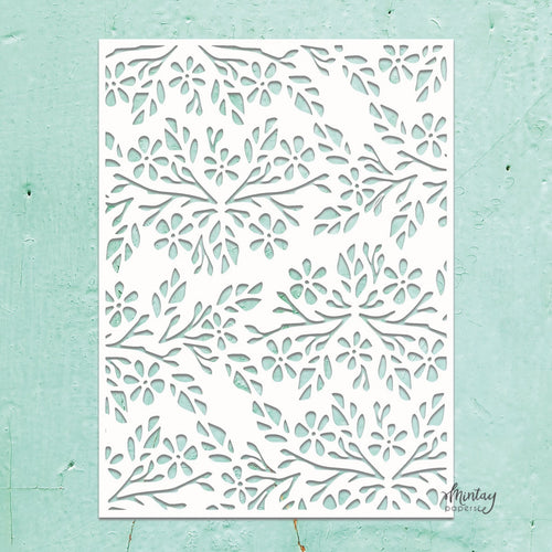 Mintay Kreativa - Stencil "Flowers 2"