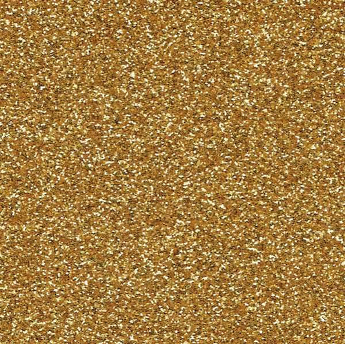 Siser Heat Transfer Vinyl - Moda Glitter 2 - Old Gold (A3 Sheet)