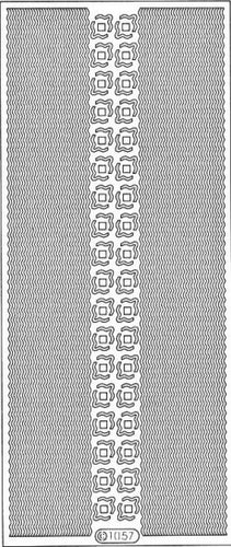 PeelCraft Stickers - Corners and Lines - Silver (PC1057S)