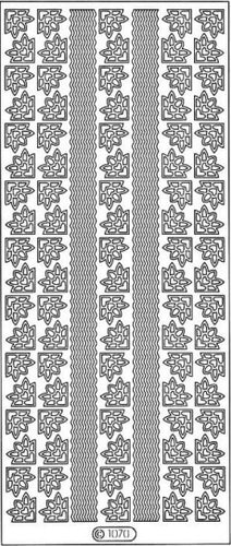 PeelCraft Stickers - Corners & Lines #70 - Gold (PC1070G)