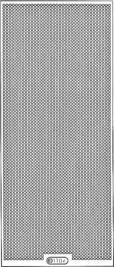 PeelCraft Stickers - Lines Fine - White Gold (PC1104WG)