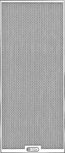 PeelCraft Stickers - Lines Fine - White Gold (PC1104WG)