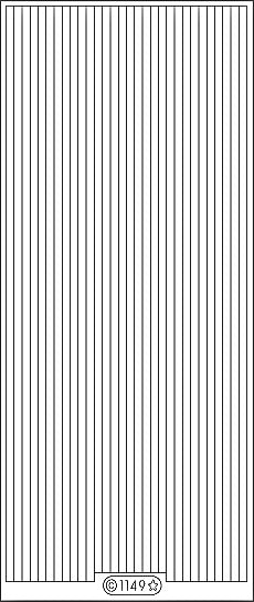 PeelCraft Stickers - Lines Straight - Gold (PC1149G)