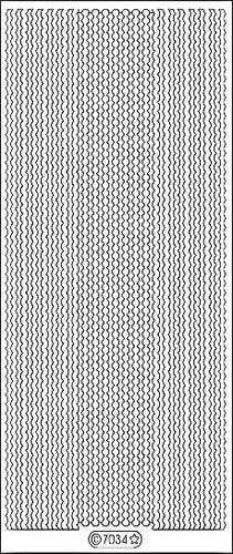 PeelCraft Stickers - Lines Assort - Crystal Silver (PC7034LS)