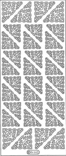 PeelCraft Stickers - Corners Small and Large - Gold (PC846G)