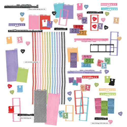 49 and Market - Spectrum Gardenia - Laser Cut Elements "Essential" (Ephemera)