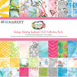 49 and Market - Vintage Artistry Sunburst - 12x12 Collection Pack