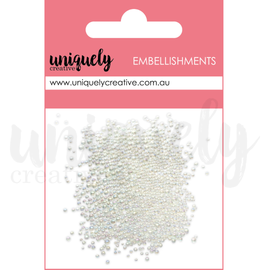 Uniquely Creative - Embellishments - Bubble Beads "Clear Mixed"