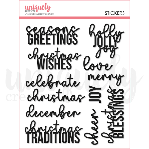 Uniquely Creative - A Christmas Dream - Puffy Stickers