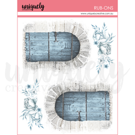 Uniquely Creative - Shades of Whimsy - Rub-Ons "Doors"