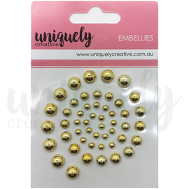 Uniquely Creative - Embellies - Pearls "Gold"