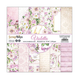 Scrapboys - Violetta - 8x8 Paper Pad