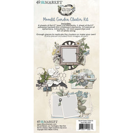 49 and Market - Vintage Artistry Moonlit Garden - Cluster Kit