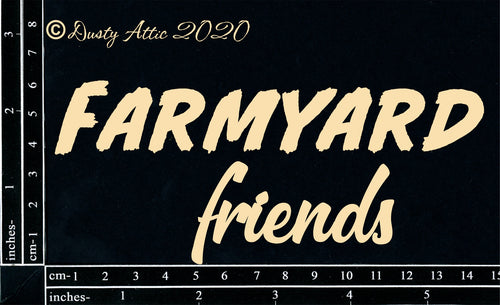 Dusty Attic - Farmyard "Words - Farmyard Friends"