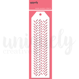 Uniquely Creative - Drive & Fly - Checker Plate Stencil