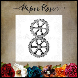 Paper Rose - Gears Stamp