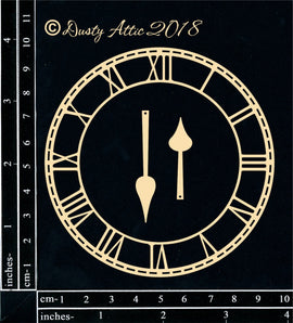 Dusty Attic - "Skeleton Clock Face Small"