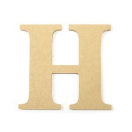 Kaisercraft 17cm Wood Letters - H
