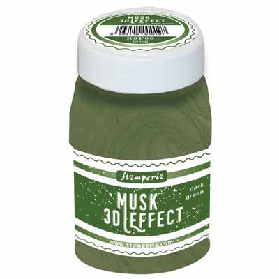 Stamperia - Mix Media Pastes - 3D Musk Effect 100ml - Dark Green